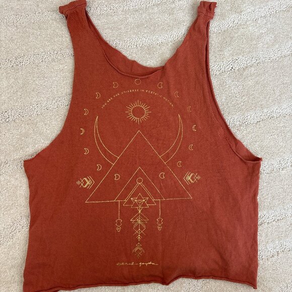 Spiritual Gangster Tops - Spiritual Gangster Graphic Cutoff Tank